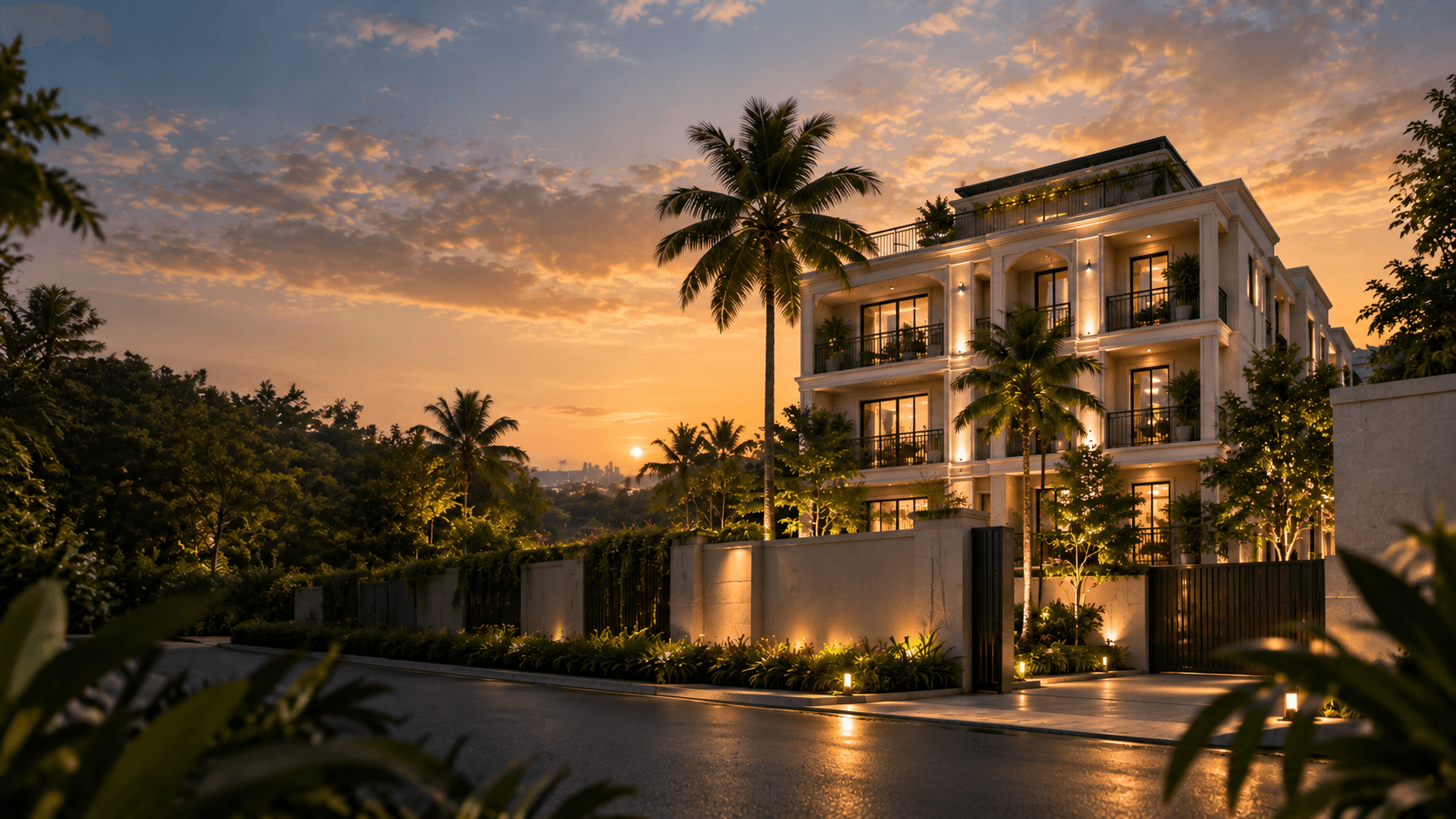 Elysian European-inspired residences in Kakkanad, Kochi